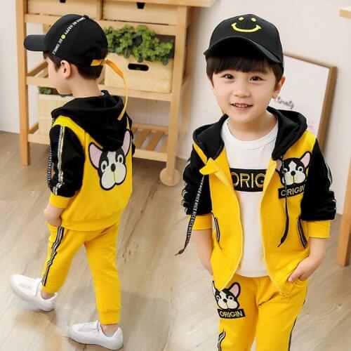 Rainbow Spring Autumn Childrens Clothes Set Baby Boys Coat + Pants 2pcs/Set Kids Costume Teenage Girl Clothing High Quality