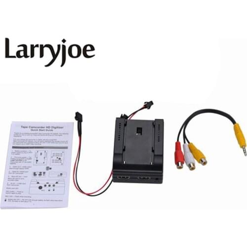 Larryjoe Tape Camcorder HD Digitizer Fit with Tape Camcorder Record Recording HD Digital Video into Micro SD Card with HDMI Pass