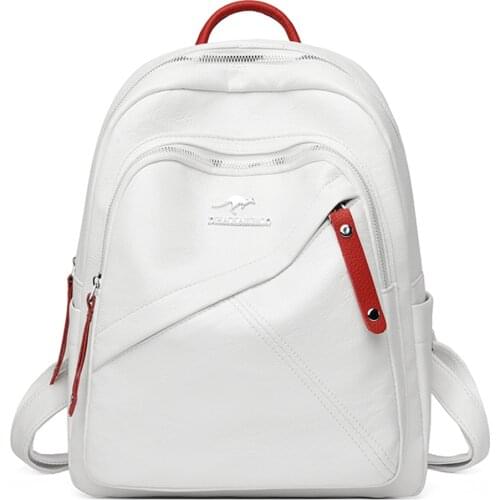 Fashion Ladies Backpack High Quality Leather Backpacks for School Teenagers Girls Summer Style Women Bagpack Designer Backpack