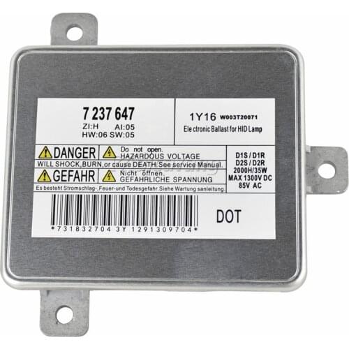 Xenon HID Ballast Control Unit Module Xenon D1S D3S Headlight Ballast Computer Control For BMW 7237647 63117237647