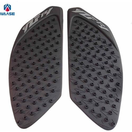 Waase Tank Pad Protector Sticker Decal Gas Knee Grip Traction Pad Side For Yamaha YZF R1 2009 2010 2011 2012 2013 2014