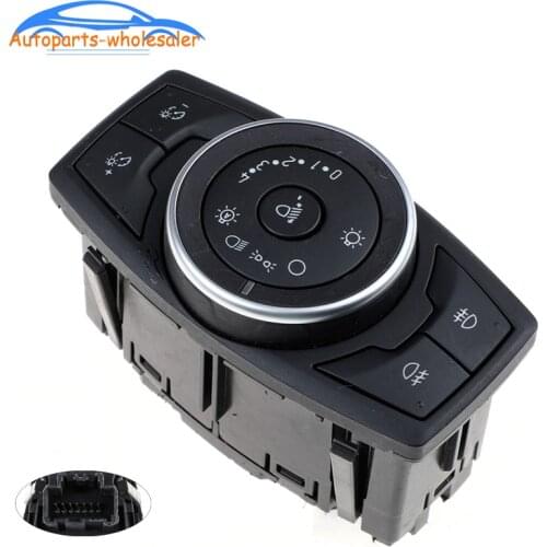 New JB3T-13D061-FAW JB3T13D061FAW For Ford Headlight Fog Light Lamp Control Switch Module Button Car Accessories
