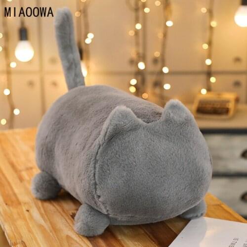 1pc 40/55cm Cute Cat Plush Toys Back Shadow Cat Cushions Pillow Animal Pillow Toys Kids Gift Home Decor For Christmas