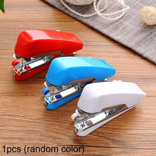 Portable Mini Manual Sewing Machine Simple Operation Sewing Tools Sewing Cloth Fabric Handy Needlework Tool
