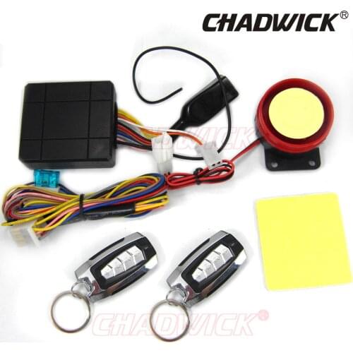 Motorcycle Motorbike Bike Anti-theft Security Alarm 2 Remote DC 12V CHADWICK 8171 Safety Automotive alarm Moto Alarm Protection
