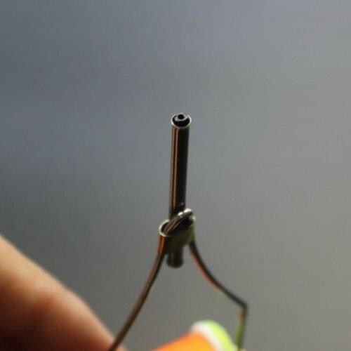 Fish Hook Binding Tool Double Ceramic Mouth Winder Smooth without Hurting Spool Clamp Fly Tying Tools Coil Holder