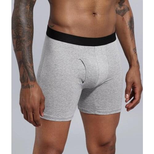 Boxershort Men Boxers Cotton Loose Under Wear Plus Size Boxers boxer homme Long Boxer Underwear Underpants Men