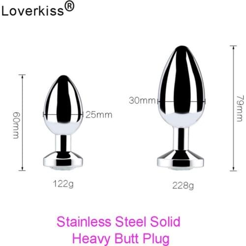 Heavy Stainless Steel Anal Beads Butt Plug Anus Dilator Stimulator Prostate Massager Couples Erotic Sex Toys for Women Men Gay