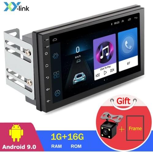 Android 9.0 GPS Navigation Ultrathin Car radio Universal Multimedia Player auto Stereo MAP for Toyota Corolla Camry Prado VIOS