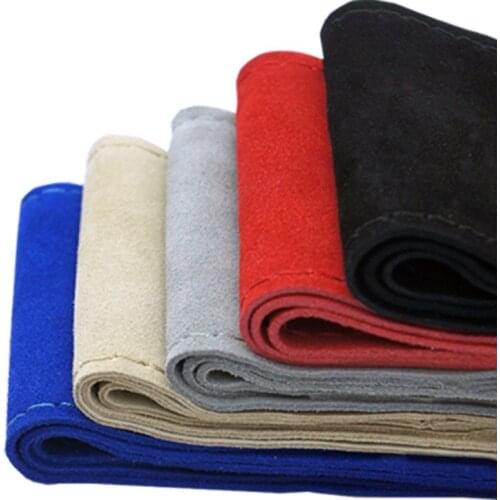 Unique New Suede Material Car Steering Wheel Cover Size 36cm/38cm/40cm For Skoda Chevrolet Ford Nissan etc