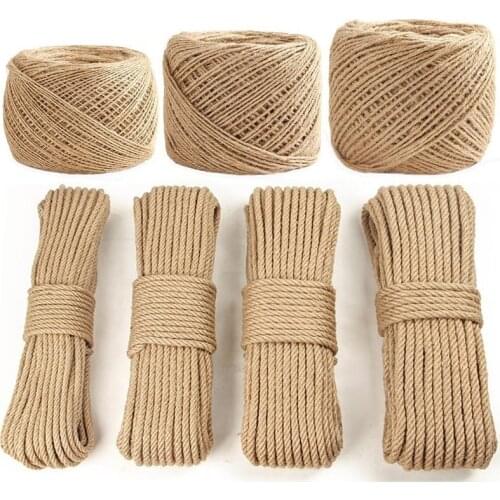 Sisal Rope Cat Tree DIY Scratching Post Toy Cat Climbing Frame Replacement Rope Desk Legs Binding Rope for Cat Sharpen Claw