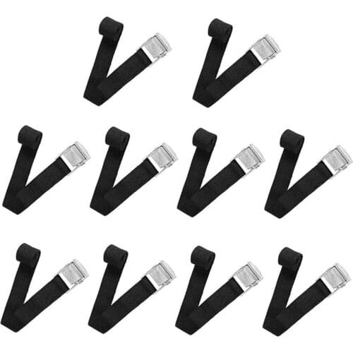 10 Cargo Straps With Fastening Buckle Polyester Fiber Fixing Kit For Cargo ​Tie Down Motorcycle Car Bicycle Frame