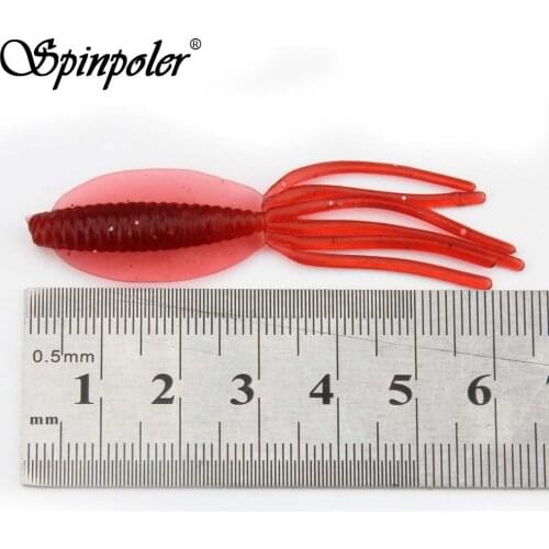 100pcs Soft Lure Fishing Bait 6cm Plastic Soft Worm Lure For Fishing Iscas Artificiais Para Pesca Fishing Tackle