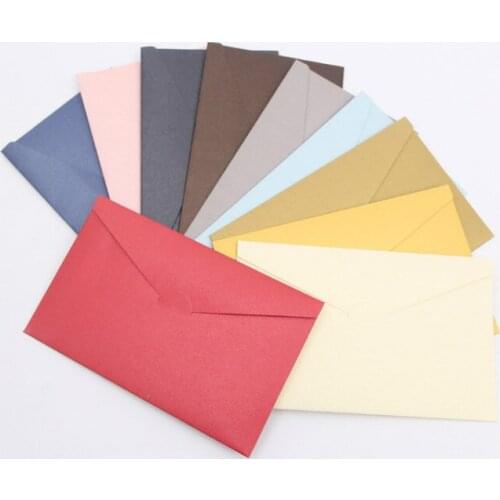 22x11cm DL Gift Envelopes for Wedding Invitation Thank You Card Pearl Paper Envelope Cute Stationery Paper Envelop Wallet Envlop