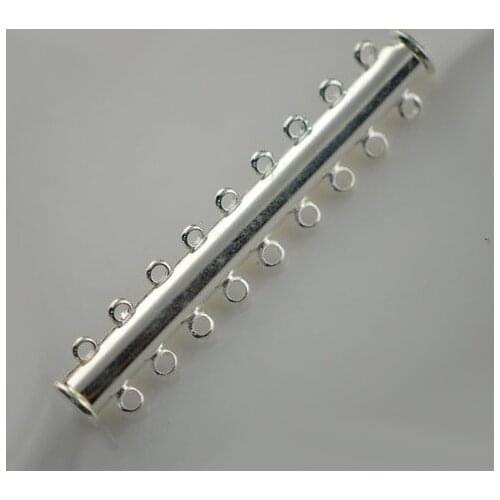 3~10 Rows Jewlery Making Necklace Magnet Clasp Silver and Gold Jewelry Findings 20pc/lot Free Shipping