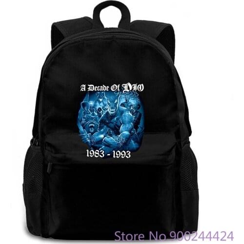 Dio A Decade of Dio Official Metal Rock Band New T Shits Printing women men backpack laptop travel school adult