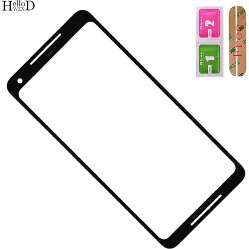 For Google Pixel 2XL LCD Front Outer Glass Touch Screen Outer Glass For Pixel 2 XL Panel With OCA Glue