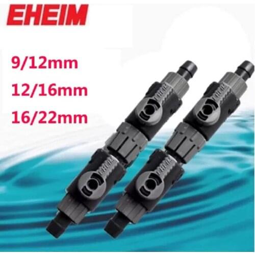 EHEIM DOUBLE TAP with quick COUPLING AQUARIUM FILTER release coupling Llave doble 9/12mm(S) 12/16mm(M) 16/22mm(L)