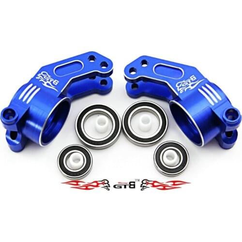 GTB racing CNC aluminum Billet Rear Hub Carriers for losi 5ive T .km x2,rovan LT
