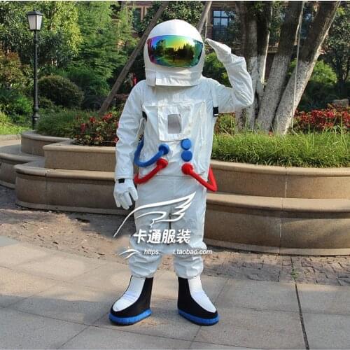 Astronaut Cosplay Costume with Helmet for Children Adult Spacesuit Universe Star Party Clothes Performance Props Halloween Dress