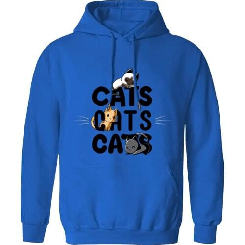 Mens Hooded Cat Cartoon Hip Hop Fashion Male Sweatshirt Vintage Outwear Standard Clothing Tops Autumn 2020 Sudaderas Pullovers