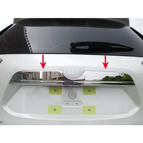 Stainless Steel Rear Trunk Tailgate Trims Strips For Nissan Rogue X-Trail T32 2014-2021