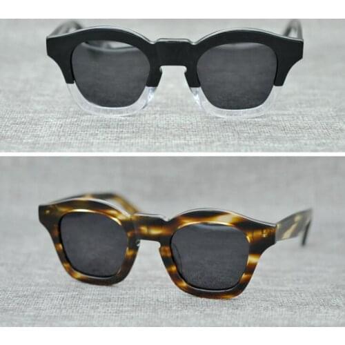 LKK UNISEX Handmade Japanese vintage fashion polarized sunglasses with irregular sunglassesmens sunglasses