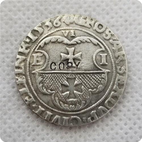 Poland-VI-GROSS-1536-SIGISMUND-historical Copy Coin commemorative coins-replica coins medal coins collectibles