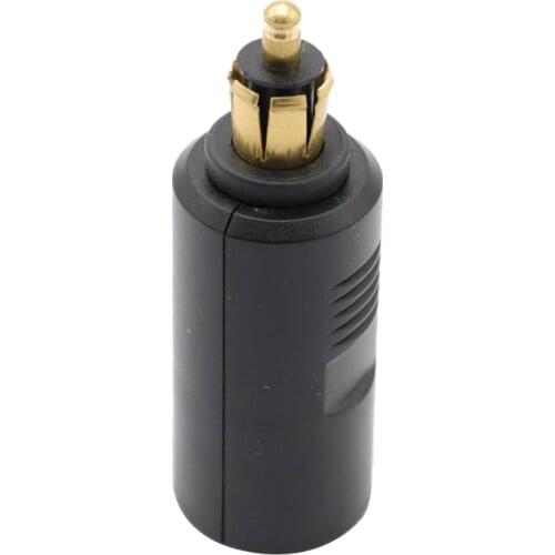 1 Pcs 12V 24V EU Plug For BMW Motorcycle Cigarette Lighter Short Socket Adaptor Converter For Mobile Phone GPS Etc 120W 20A