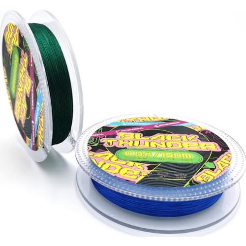 Ecooda Black Thunder Series X9 Braided PE Line No Fade Fishing Wire
