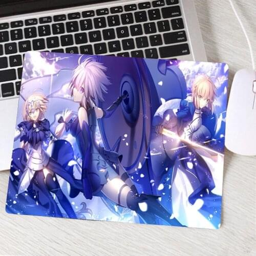 Fategrand Order Small Size Hot Sell Mouse Pad Anti-slip Gamer Art Natural Rubber Carpet Office Decoration Keyboard Pad Skipoem