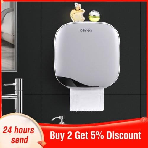 Wall Mounted Toilet Paper Holder WC Rolhouder Tissue Holder Toilet Roll Holder Bathroom Storage Organizer Bathroom Accessories