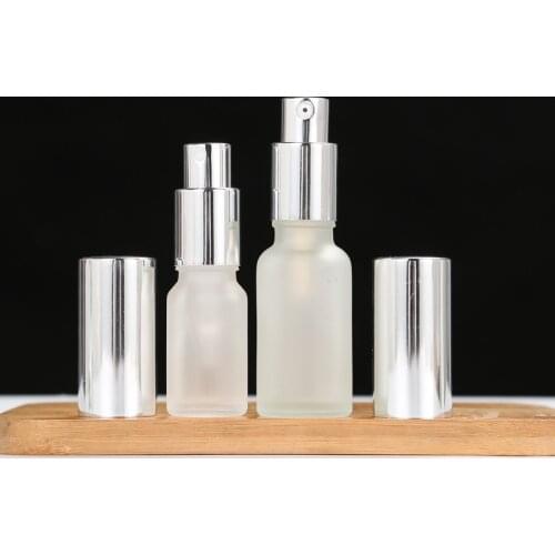 Transparent Glass Spray Bottle Green Small Empty Glass Atomizer Perfume Bottle Liquid Essential Oil Cosmetic Container