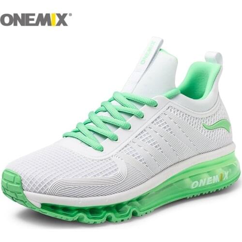 ONEMIX Woman Running Shoes Air Cushion Sneakers Resilience Breathable Tennis Shoes Womens Walking Jogging Outdoor Sports Shoes