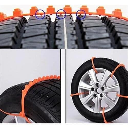 Winter Anti-skid Cable Ties For Portable Vehicles 20pcs/set Snow Mud Wheel Tyre Car Tire Snow Chain Snow Chains Tire Cable Ties