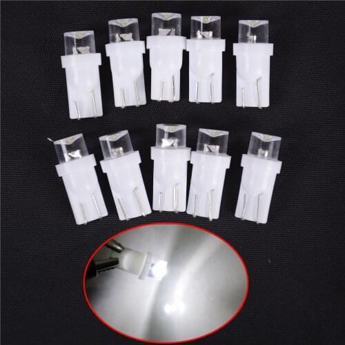 10pcs DC 12V T10 Car White LED 194 168 SMD W5W Wedge Side Light Bulbs Car External Clearance Lights Wedge Side Bulbs