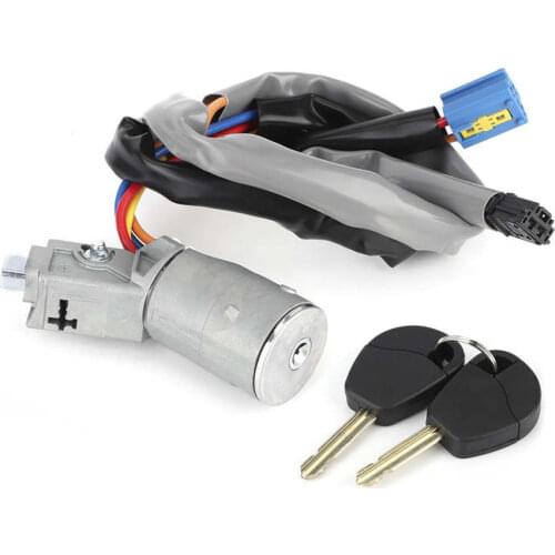 Car Ignition Key Auto Ignition Lock Starter Switch with 2 Keys 4162.CF Fits for Citroen Berlingo Peugeot Partner