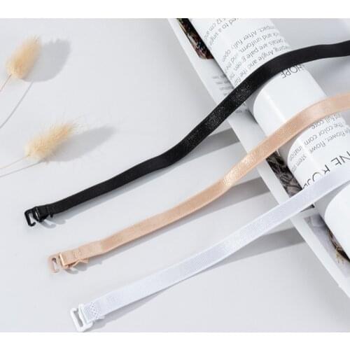 1Pair 1.1cm Width Women Slip Resistant Bra Straps Women Lingerie Double Shoulder Elastic Brassiere Lady Bra Strap Accessories