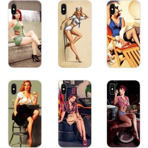 PinUp Girls Pin Up Girl Accessories Phone Cases Covers For Samsung Galaxy A3 A5 A7 A9 A8 Star A6 Plus 2018 2015 2016 2017