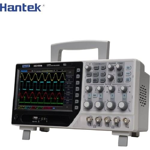 Hantek DSO4204B Digital Storage Oscilloscope 4Channels 200MHz 1GS/s 4CH USB Oscilloscope+EXT+DVM+Auto Range Function