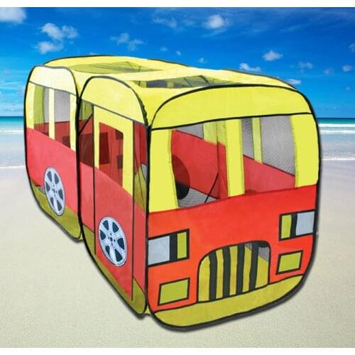 Childrens Tent Child Bus Car Game Houses Large Anti-mosquito Baby Toys Ocean Ball Pool Cloth Foldable 2-4 Years 2021