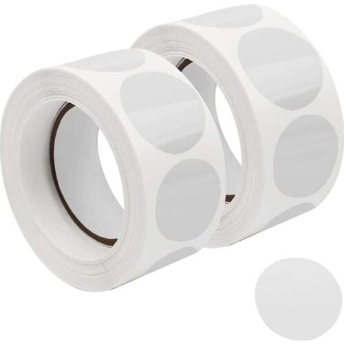 Clear Transparent Round Stickers Envelope Tab Sealer Retail Packing Seal Labels Self Adhesive Sealing Stickers