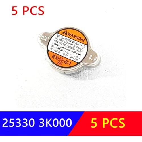 Genuine 5PCS 253303K000 1.1 Bar Radiator Cap Assy For KIA OPTIMA SEDONA SORENTO SOUL Radiator cover for hyundai Elantra Accent
