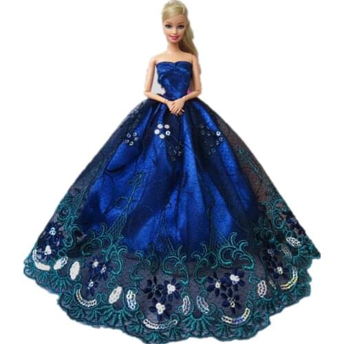 Genuine case for Barbie doll clothes new authentic clothing fashion apparel accessories dress dream wedding dress princess dress
