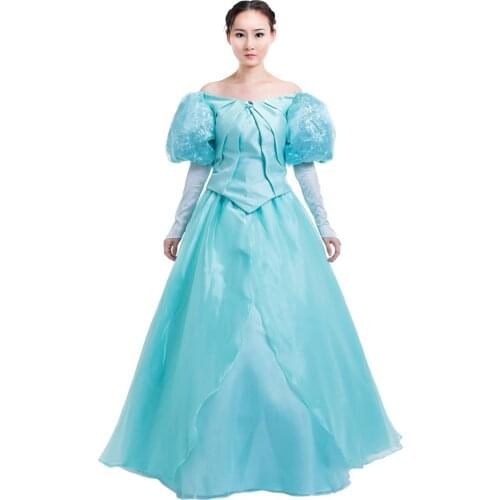 Mermaid adult dress Princess green gown Dress for adult Cosplay Costume Tailor-made