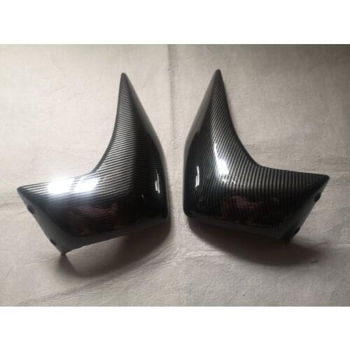 Right Left Panel Radiator Fairing Molded For Kawasaki Z750 z 750 2007 2008 2009 2010 2011 2012 Side Cover Carbon Look Painted