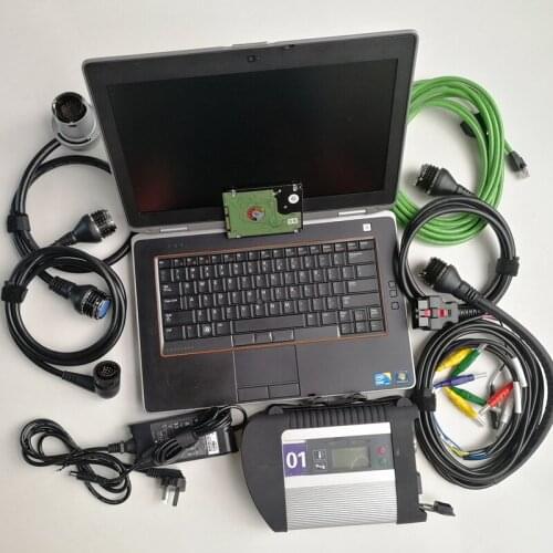 Professional Auto repair diagnosis tool Mb Star C4 SD Connect C4+Used laptop computers E6420 I5 4G V12/2020 software 320GB HDD