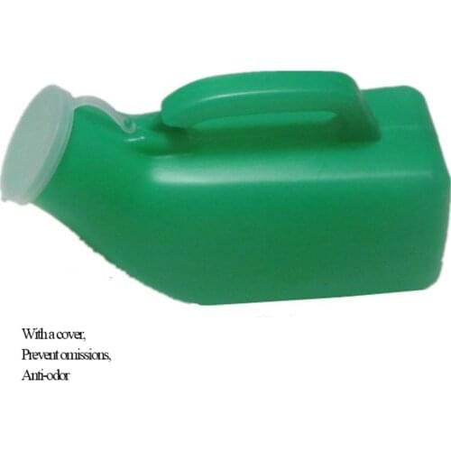 Outdoors Travel Car 1200ML Male Urgent Toilet 1000ML Female Urinal, Bedridden Patients Elderly Care Urine Bottle With Lid