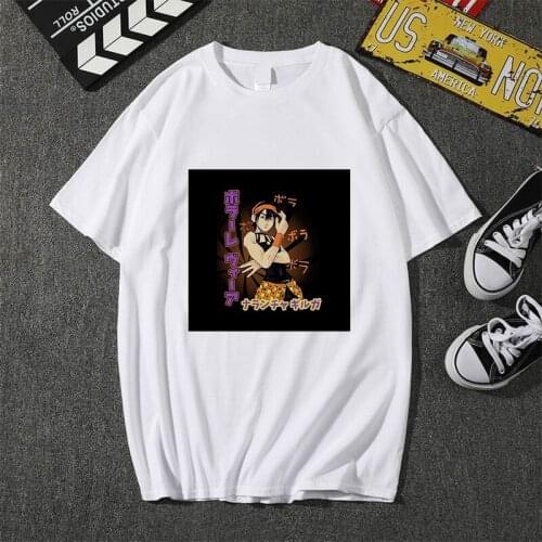 Showtly Japanese Anime-Style Soft Jojos Manga Bizarre-Adventure Harajuku Streetwear Print Casual FashionMen/Women T Shirt
