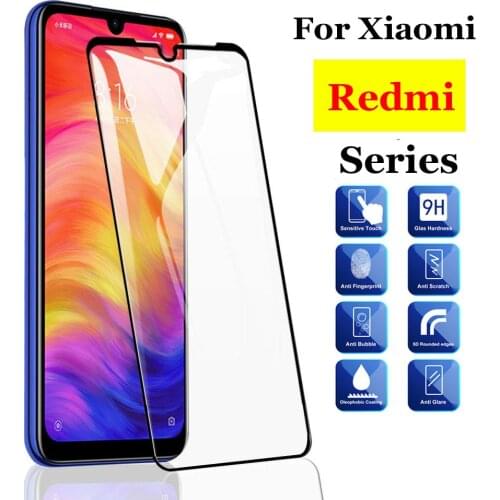 Protective Glas For Xiaomi Redmi Note 7 Pro Global Version Case Cover Tempered Glass For Xiami Xiomi Xaomi Redmi 7 Note 6 Pro 6A